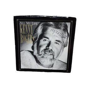 Kenny Rogers 45 Record All My Life PROMO